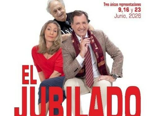 Cartel de la obra El Jubilado en el Teatro Amaya de Madrid