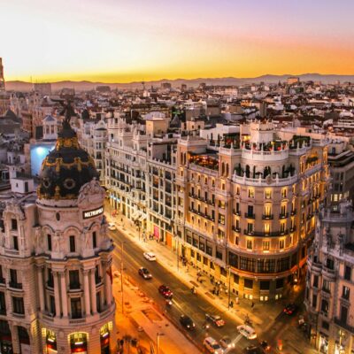 Madrid antiguo de noche