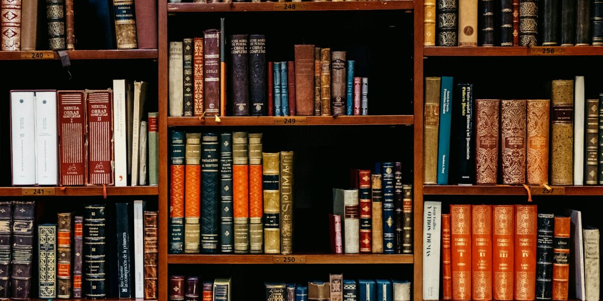 Estanterías de una librería con encanto en Madrid