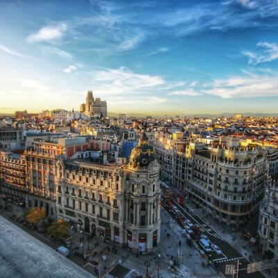Atardecer de verano en Madrid