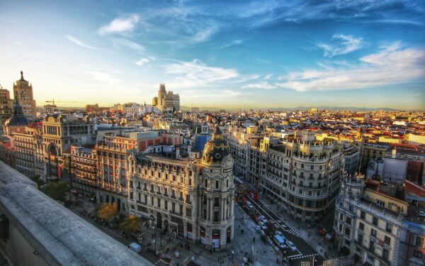 Atardecer de verano en Madrid